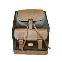 Brown Nappa Leather Backpack