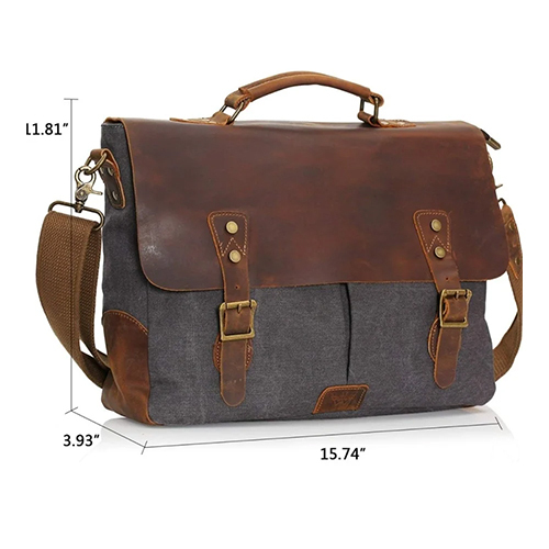 Mens Leather Messenger Bag