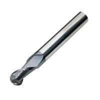 Solid Carbide Ball Nose End Mill - All Sizes Available , Polished Silver Finish With Rigid Hardness