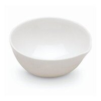 Evaporating Dish - Porcelain 70mm Diameter White, Thermal Shock Resistant, Tapered Spout, Stackable