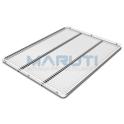 Refrigerator Wire Shelf - Stainless Steel, Available in Various Sizes, White Finish | Ideal Replacement for Broken Shelves, Single Layer Design