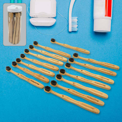 BAMBOO TOOTHBRUSH BIODEGRADABLE MANUAL TOOTHBRUSH FOR ADULT