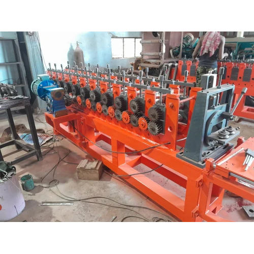 Roll Forming Line - Stainless Steel, Automatic Operation, Orange Color | 1-Year Warranty, Human Machine Interface Control