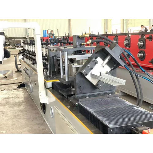 C Purlin Roll Forming Machine - Stainless Steel, White , Automatic, 1-Year Warranty