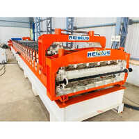 Cold Roll Forming Machine - Mild Steel, Orange Color | Automatic With Human Machine Interface