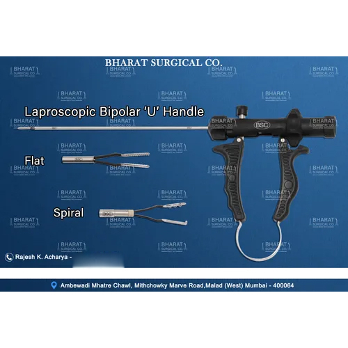 Bipolar Forcep X or U Handle (Flat or Spiral)