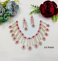 American Diamond Designer Necklace Set