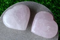 2 Inch Rose Quartz Puffy Mini Heart Crystal Heart Crystal