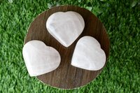 2 Inch Rose Quartz Puffy Mini Heart Crystal Heart Crystal