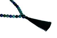 Azurite Malachite 108 Prayer Beads Jap Mala 108 Prayer Beads Necklace