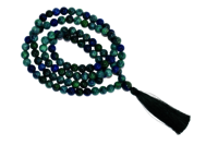 Azurite Malachite 108 Prayer Beads Jap Mala 108 Prayer Beads Necklace