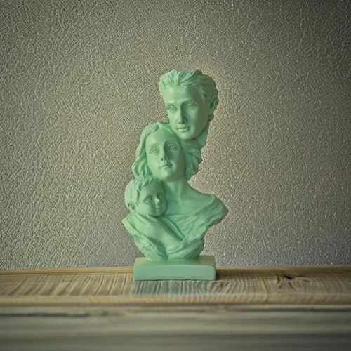 Resin Family Statue