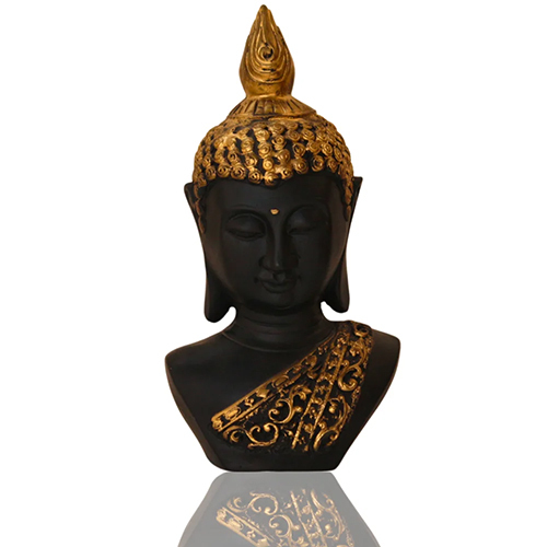 Golden Lord Buddha Face Statue