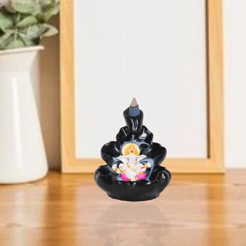 Polyresin Ganesha Smoke Fountain