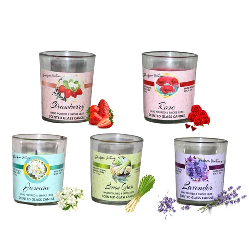 Scented Glass Jar Candles