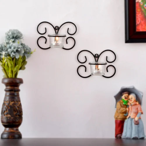 Decoration Wall mount Tealight Candle Holder for Home Decoration Iron Candle Holder