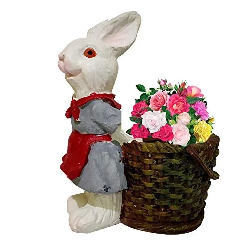 Handicraft Resin Multi Rabbit Planter