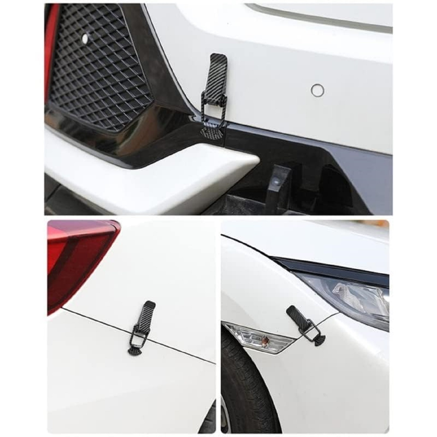 CAR BUMPER SECURITY HOOK LOCK CLIPS