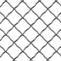 Diamond Wire Mesh - Stainless Steel, 1.8mm Width, Silver Color | Galvanized Frame, Durable And Rust-resistant For Agricultural Use, Warranty Included