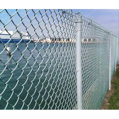 Galvanized Diamond Fence