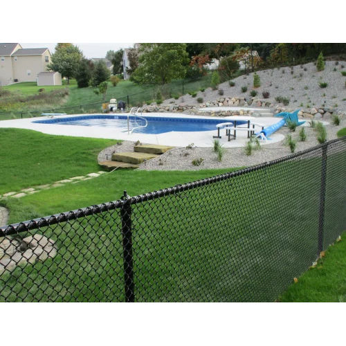 Powder Coated Pool Chain Link Fencing