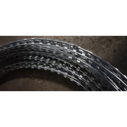 Silver Galvanized Iron Razor Fencing Wire