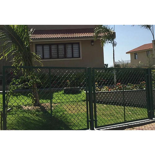 Green Pvc Chain Link Fencing