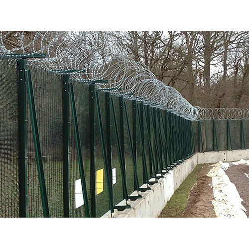 Chain Link Fence Contractors Coil - Color: Silver