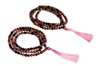 Rhodonite 108 Prayer Beads Mala 108 Prayer Beads Necklace Jap Mala