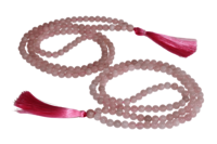 Rose Quartz 108 Prayer Beads Mala 108 Prayer Beads Necklace Jap Mala