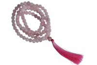 Rose Quartz 108 Prayer Beads Mala 108 Prayer Beads Necklace Jap Mala