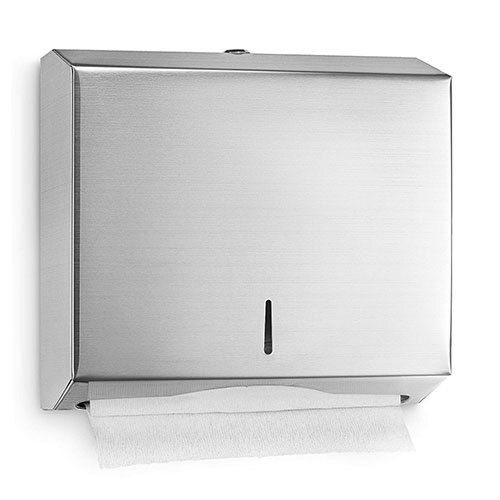 Stainless Steel Paper Towel Dispenser - Color: Silver