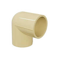 90 Degree CPVC Elbow - CPVC/Brass Material, Reducing Shape, High Working Pressure, Hot Rolled Finish, AISI Standards | Warranty Included