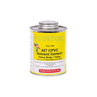 473ml 427 Heavy Body Yellow CPVC Solvent Cement - 473ml, Fine Sand Fineness, Acid-Proof, Extra Rapid Hardening, Moderate Heat of Hydration