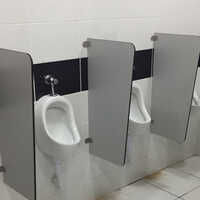 Urinal Partition Divider Panel With SS Clamp ( Qbiss U Partition  )