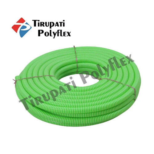 Green Pvc Medium Duty Suction Hose