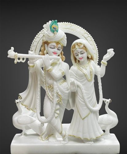 Marble Radha Krishna Murti