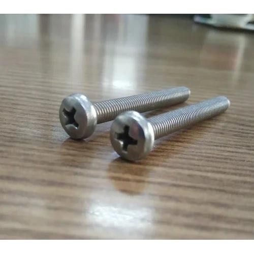 Silver Stainless Steel Philips Pan Head Screw