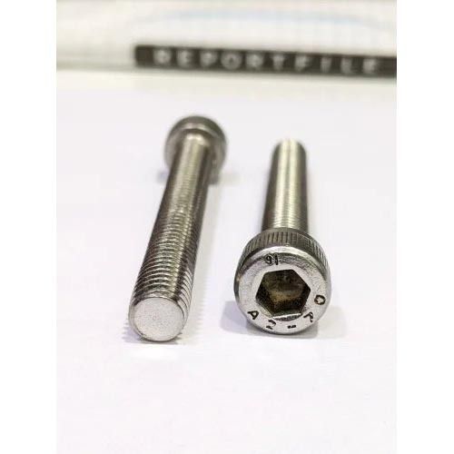 Silver Ss Iso 4762 Allen Cap Screw