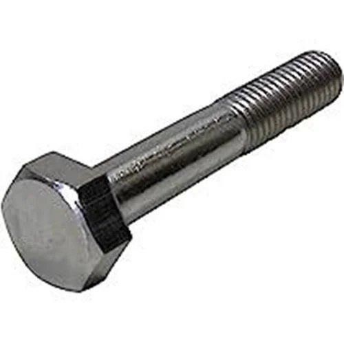 Silver Ss 304 Half Thread Hex Bolt