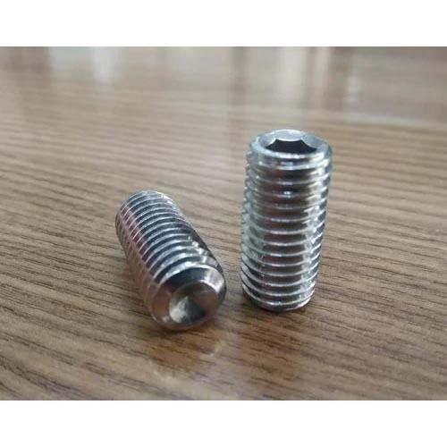 Silver Stainless Steel Din 916 Grub Screw