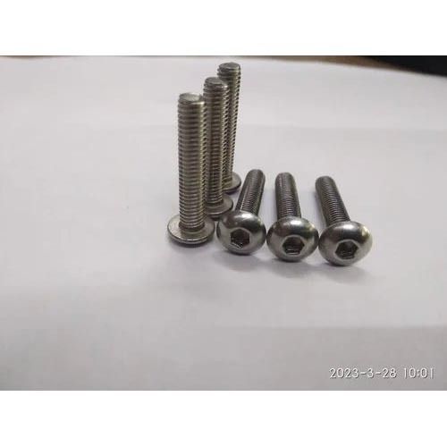 Silver Ss 316L Allen Button Head Screw