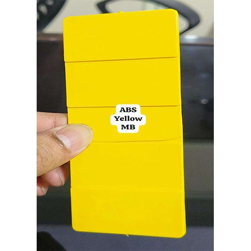 ABS Yellow MB - Industrial Grade ABS | High Quality Vibrant Yellow Color for Durable Applications