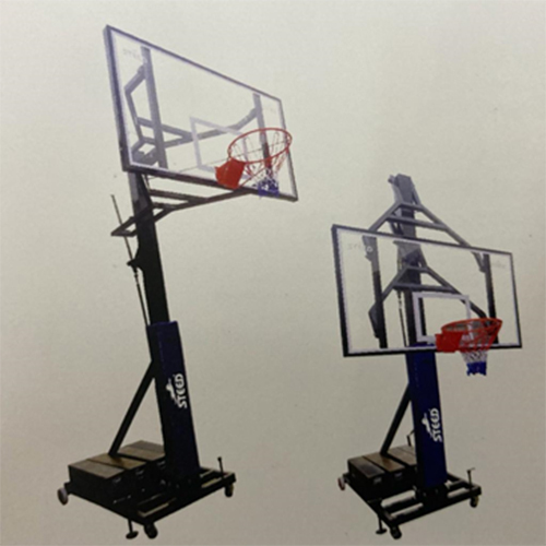 JM ALL ROUNDER BASKETBALL POLE MOVEABLE & BOARD ADJUSTABLE BY JACK