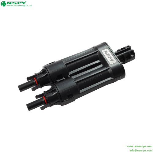 TUV Certified PV Branch Fuse Connector 1500VDC Solar Inline Fuse Coneector For Solar System 2 Female To 1 Male