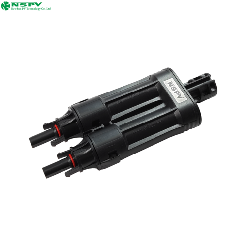 TUV Certified PV Branch Fuse Connector 1500VDC Solar Inline Fuse Coneector For Solar System 2 Female To 1 Male