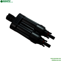 TUV Certified PV Branch Fuse Connector 1500VDC Solar Inline Fuse Coneector For Solar System 2 Female To 1 Male