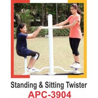 Standing & Sitting Twister Apc-3904 - Frame Material: Powder-coated Steel