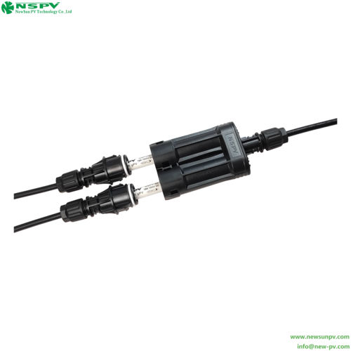 IP68 Waterproof Solar Fuse Connectors 1500VDC 60A Inline Fuse Connectors For Solar System Protection