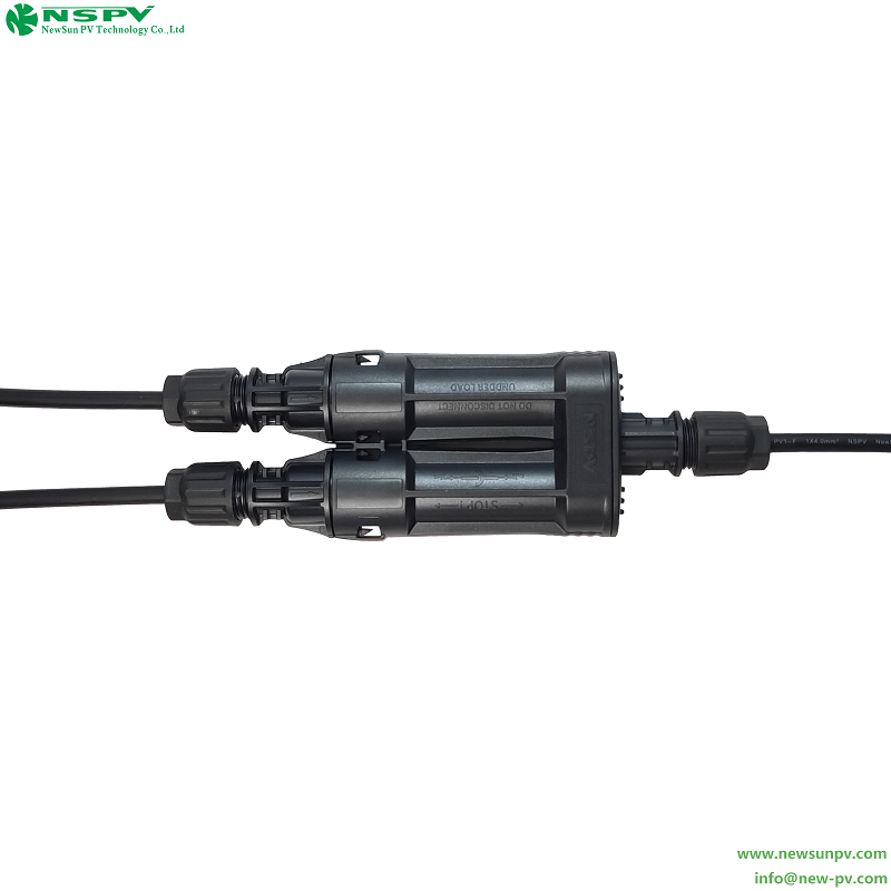 IP68 Waterproof Solar Fuse Connectors 1500VDC 60A Inline Fuse Connectors For Solar System Protection